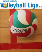 Logo der schwul-lesbischen Volleyball-Liga